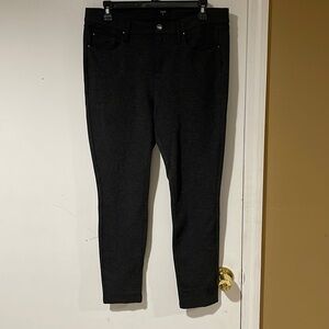 Tahari Women's Slim Pants Size 10 Dark Gray like new condition